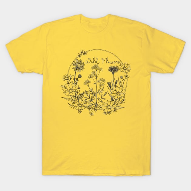 Wild Flower T-Shirt by LifeTime Design